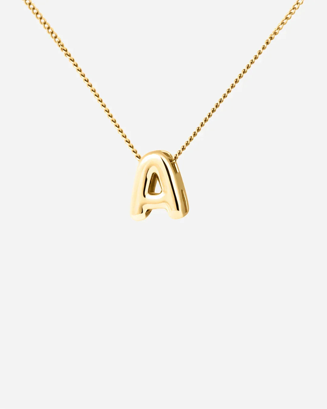 Bubble name necklace