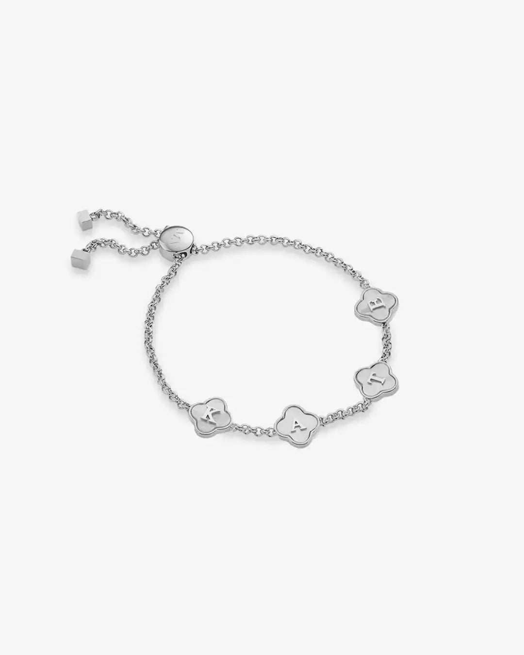 Personalized Clover Bracelet