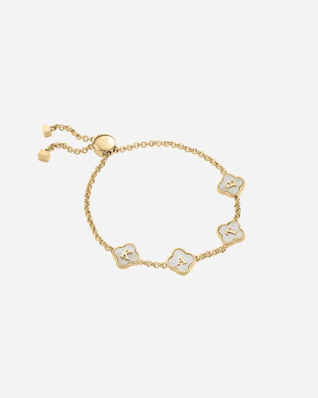 Personalized Clover Bracelet